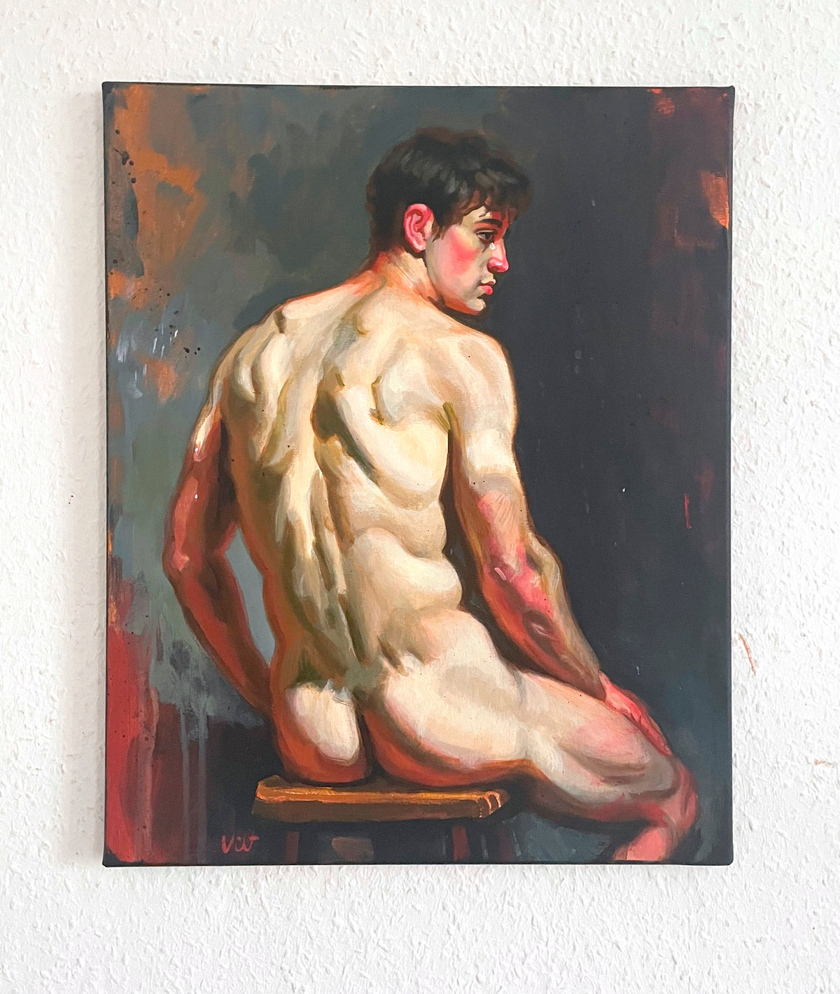 Seated Male Back
