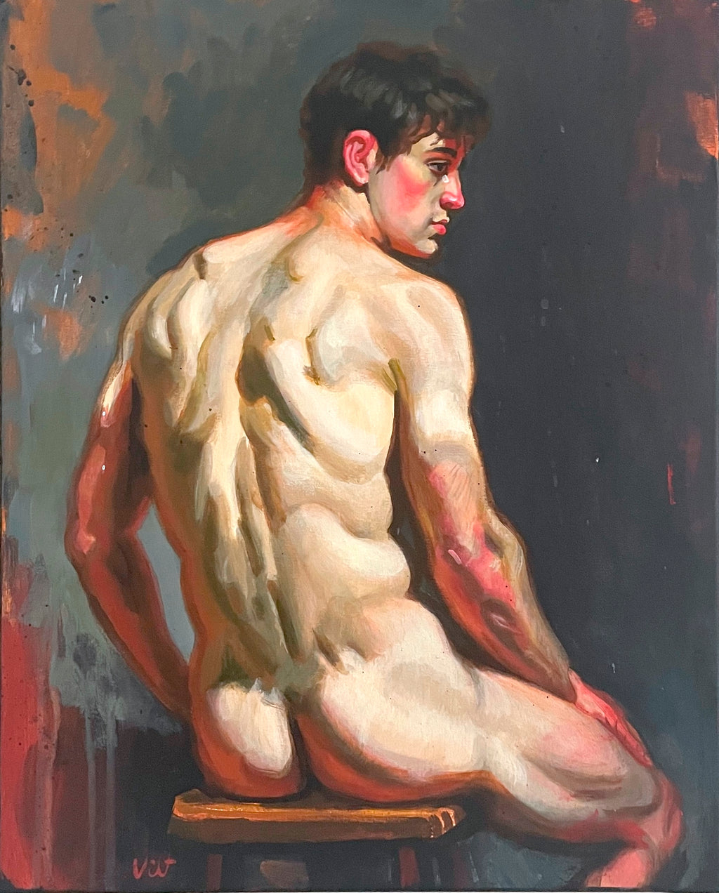 Seated Male Back