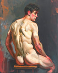 Seated Male Back