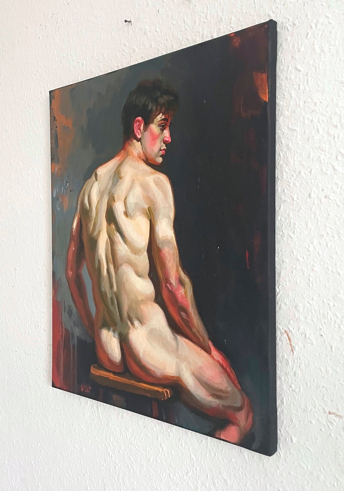 Seated Male Back
