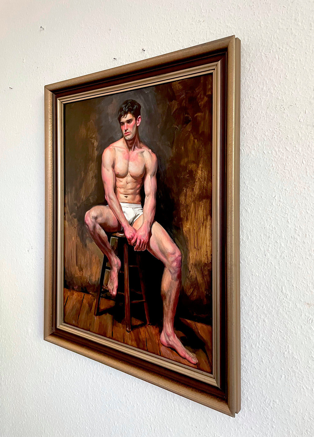 Figure on a Stool