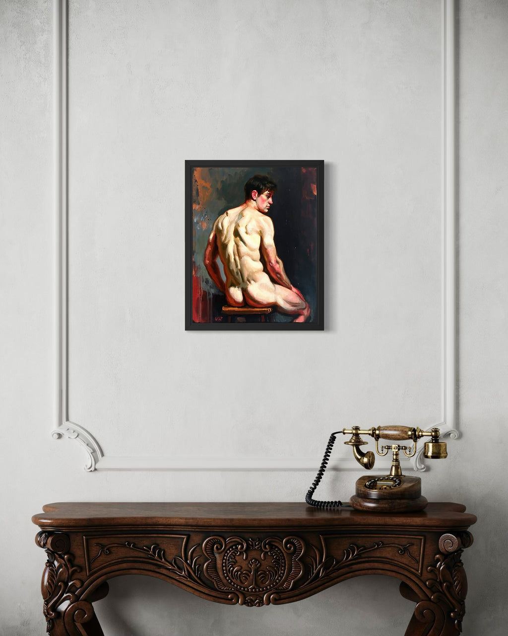 Seated Male Back