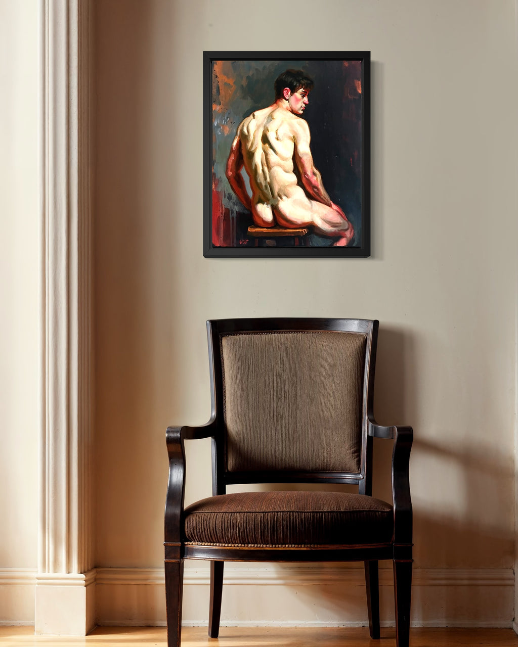 Seated Male Back