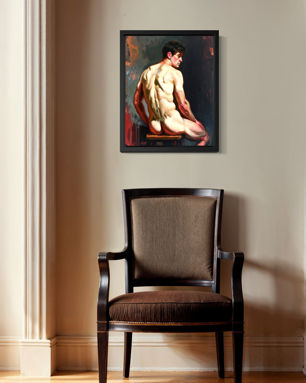 Seated Male Back